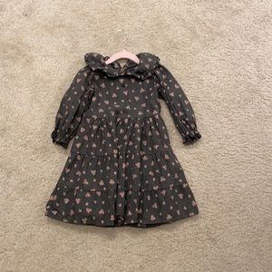 Tocoto Vintage Floral Dress with Peter Pan Collar (3Y)
